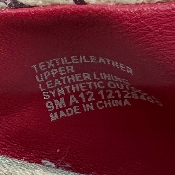 Tory Burch Sherri Floral Platform Espadrille Wedge Sandal - Red/White -Women 9 - Picture 10 of 10